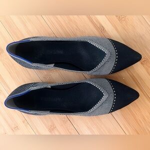 Rothys - The Point - Gray Mist Captoe - sz 10